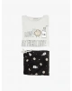 KOTON Pamuklu Baskılı Pijama Takımı