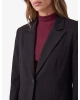 KOTON Regular Fit Fleto Çift Cepli Uzun Kollu Geniş Yaka Blazer Ceket