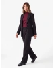 KOTON Regular Fit Fleto Çift Cepli Uzun Kollu Geniş Yaka Blazer Ceket
