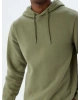 KOTON Şardonlu Pamuk Karışımlı Basic Kapşonlu Sweatshirt