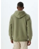 KOTON Şardonlu Pamuk Karışımlı Basic Kapşonlu Sweatshirt