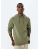 KOTON Şardonlu Pamuk Karışımlı Basic Kapşonlu Sweatshirt
