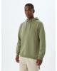 KOTON Şardonlu Pamuk Karışımlı Basic Kapşonlu Sweatshirt