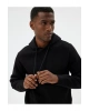 Koton Şardonlu Pamuklu Basic Kapşonlu Sweatshirt