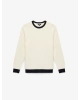 Koton Uzun Kollu Pamuklu Renk Kontrastlı Bisiklet Yaka Sweatshirt