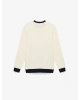 Koton Uzun Kollu Pamuklu Renk Kontrastlı Bisiklet Yaka Sweatshirt