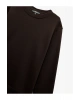 Koton Uzun Kollu Şardonlu Kumaş Detaylı Bisiklet Yaka Sweatshirt