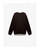 Koton Uzun Kollu Şardonlu Kumaş Detaylı Bisiklet Yaka Sweatshirt