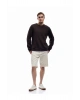 Koton Uzun Kollu Şardonlu Kumaş Detaylı Bisiklet Yaka Sweatshirt