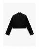 Kruvaze Uzun Kollu Crop Blazer Ceket