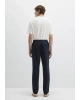 Lacivert Jogger Pantolon Regular StraightNormal BelDüz Paça
