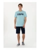 Lacivert Lastikli Bel Regular Fit Erkek Sweat Şort MARKO