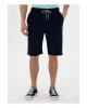 Lacivert Lastikli Bel Regular Fit Erkek Sweat Şort MARKO