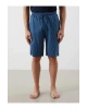 Lacivert Standart Kalıp Erkek Pijama Alt Şort