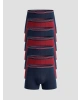 LC WAIKIKI Bordo Standart Kalıp Pamuklu Esnek Erkek Boxer 7li