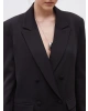 LC Waikiki Siyah Krep Kadın Blazer Ceket