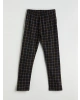 LC WAIKIKI Siyah Standart Kalıp Erkek Düğmeli Pijama Takımı