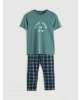 LC WAIKIKI Yeşil Standart Kalıp Erkek Pijama Takımı