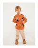 LCW baby Bej Beli Lastikli Basic Erkek Bebek Jogger Eşofman Altı