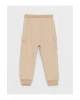 LCW baby Bej Beli Lastikli Basic Erkek Bebek Jogger Eşofman Altı
