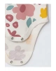 LCW baby Bej Bisiklet Yaka Kız Bebek Çıtçıtlı Body 3lü