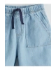 LCW baby Beli Lastikli Basic Erkek Bebek Jean Şort
