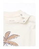 LCW baby Bisiklet Yaka Baskılı Erkek Bebek Sweatshirt ve Eşofman Alt 2li