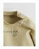 LCW baby Bisiklet Yaka Erkek Bebek Sweatshirt ve Eşofman Alt 2li