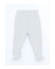 Lcw Baby Ekru Baskılı Beli Lastikli Kız Bebek Pantolon 3lü Daymark