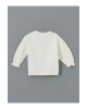Lcw Baby Ekru Bisiklet Yaka Kiraz Baskılı Kız Bebek Sweatshirt Ve Tayt 2li