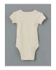 LCW baby Ekru Bisiklet Yaka Kız Bebek Çıtçıtlı Body 2li
