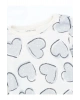 LCW baby Ekru Bisiklet Yaka Kız Bebek Çıtçıtlı Body 3lü