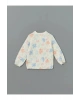 LCW baby Ekru Bisiklet Yaka Uzun Kollu Baskılı Kız Bebek Sweatshirt ve Eşofman Alt 2li Takım