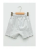 LCW baby gri Beli Lastikli Basic Erkek Bebek Şort