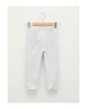 LCW baby Gri Beli Lastikli Basic Kız Bebek Jogger Eşofman Alt