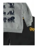 LCW baby Gri Erkek Bebek Baskılı Sweatshirt 2li