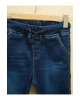 LCW baby İndigo Beli Lastikli Basic Erkek Bebek Jogger Jean Pantolon