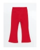 LCW baby Kırmızı Beli Lastikli Basic ispanyol Paça Kız Bebek Tayt