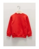 LCW baby Kırmızı Bisiklet Yaka Uzun Kollu Erkek Bebek Sweatshirt 2li