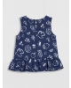LCW baby Mor Çiçek Desenli Kız Bebek Takım