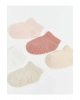 LCW baby Pembe Basic Kız Bebek Patik Çorap 5li