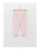 LCW baby Pembe Beli Lastikli Nostaljik Maymun Baskılı Pamuklu Bebek Eşofman Alt