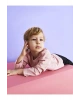 LCW baby Pembe Bisiklet Yaka Uzun Kollu Basic Erkek Bebek Tişört