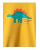 LCW baby Sarı Bisiklet Yaka Uzun Kollu Baskılı Pamuklu Erkek Bebek Sweatshirt