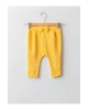 LCW baby Sarı Desenli Kız Bebek Pantolon