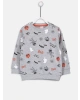 LCW baby Siyah Baskılı Sweatshirt