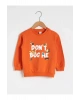 LCW baby Turuncu Erkek Bebek Baskılı Sweatshirt