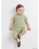 LCW baby Yeşil Baskılı Erkek Bebek Tulum 2li