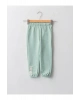 LCW baby Yeşil Beli Lastikli Baskılı Kız Bebek Jogger Eşofman Alt