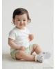 LCW baby Yeşil Beli Lastikli Kız Bebek Şort